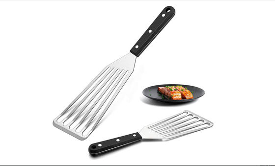 2 Pieces Stainless Steel Kitchen Utensil Sets Non Stick Metal Slotted Spatula